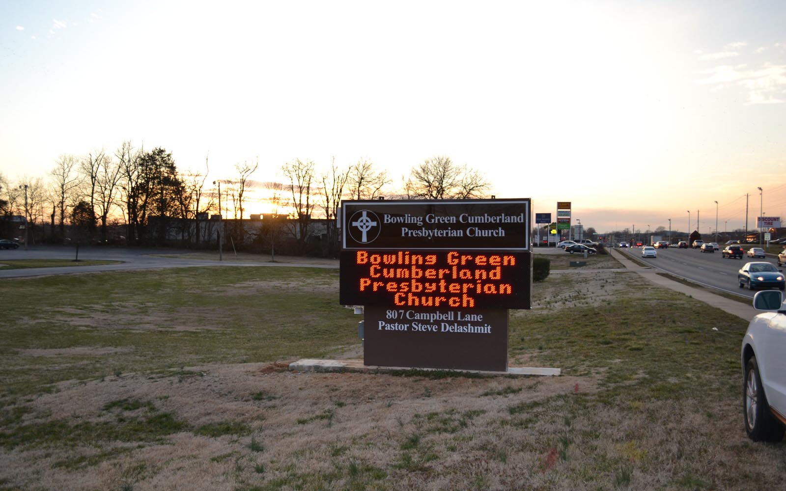 best outdoor led sign for a church example of a presbyterian church's new outdoor digital sign