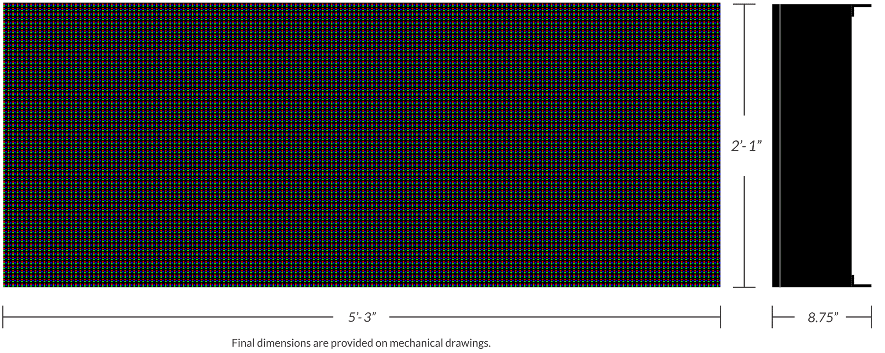 64x160 High Resolution Panel