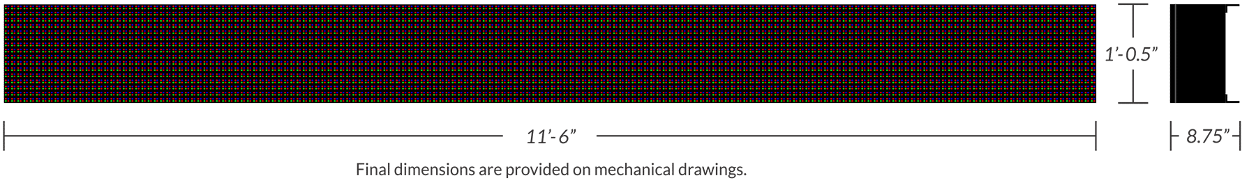 16x176 Standard Resolution Panel