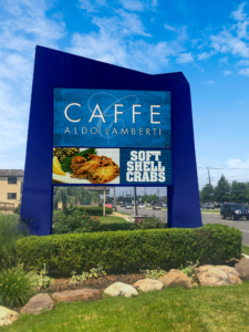 Best restaurant EMC digital sign retrofitting combination sign manufacturer