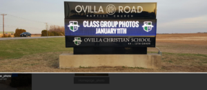 Ovilla Road Baptist Church EMC Combination Sign