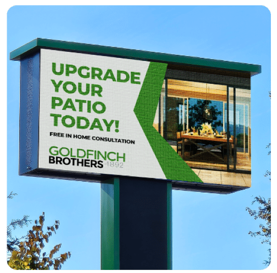 Best digital EMC sign for business in the USA visual of a combination emc sign
